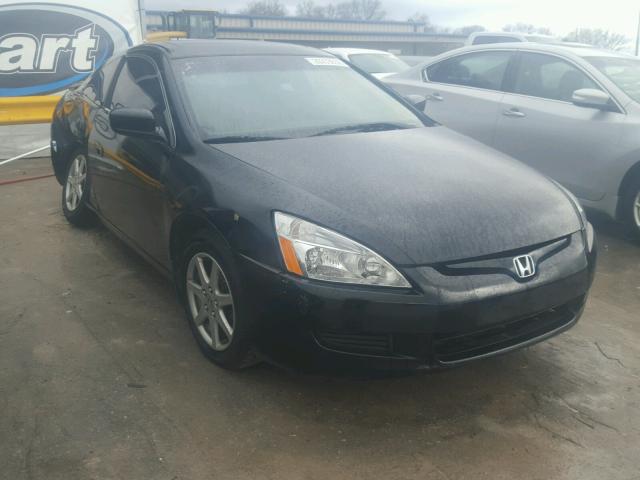 1HGCM82624A008281 - 2004 HONDA ACCORD EX BLACK photo 1