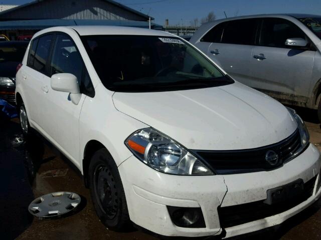 3N1BC1CP7CK288615 - 2012 NISSAN VERSA S WHITE photo 1