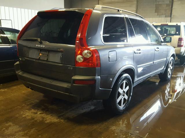 YV4CZ592461296256 - 2006 VOLVO XC90 GRAY photo 4