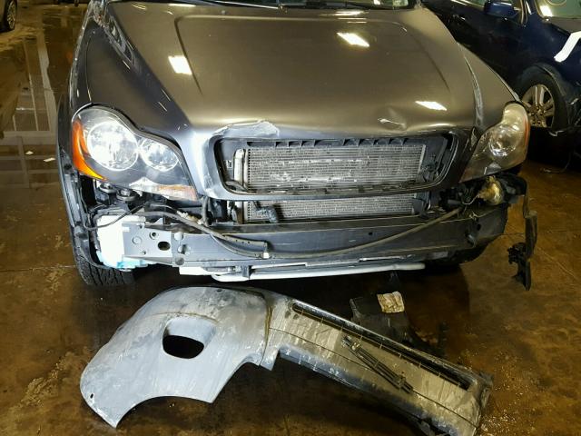 YV4CZ592461296256 - 2006 VOLVO XC90 GRAY photo 9