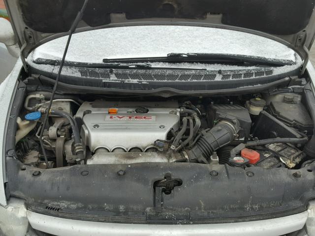 2HGFA55557H703285 - 2007 HONDA CIVIC SI SILVER photo 7