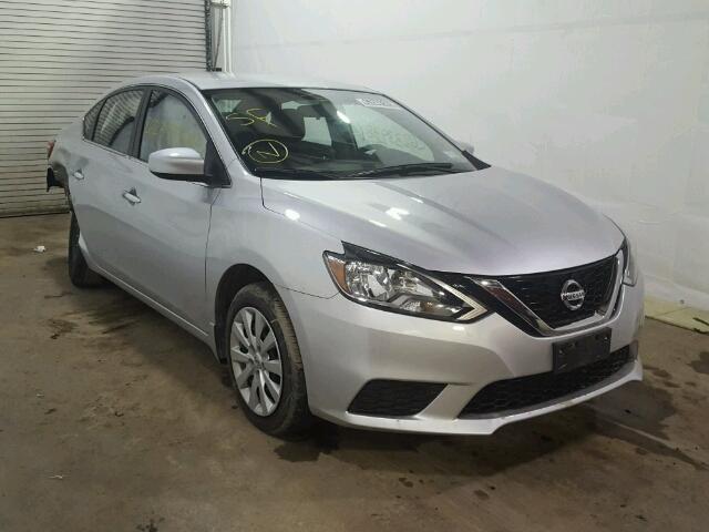 3N1AB7APXHY240664 - 2017 NISSAN SENTRA S SILVER photo 1