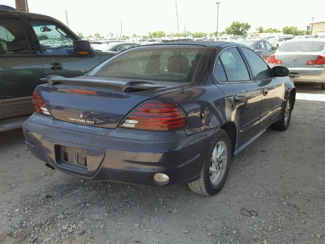 1G2NE52F84M676527 - 2004 PONTIAC GRAND AM S ლურჯი ფოტო 4