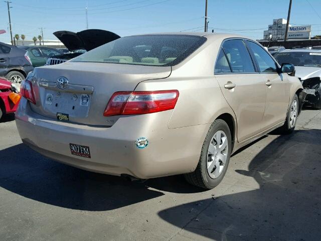 4T4BE46K39R059688 - 2009 TOYOTA CAMRY BASE BEIGE photo 4