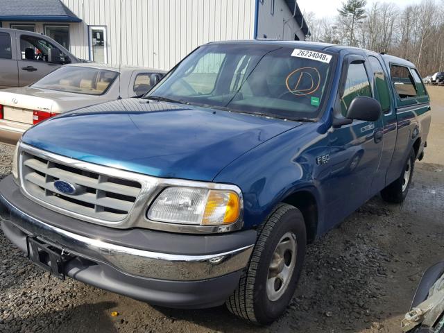 1FTZX1721YNB67286 - 2000 FORD F150 BLUE photo 2