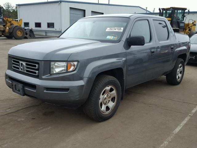 2HJYK16268H534084 - 2008 HONDA RIDGELINE GRAY photo 2