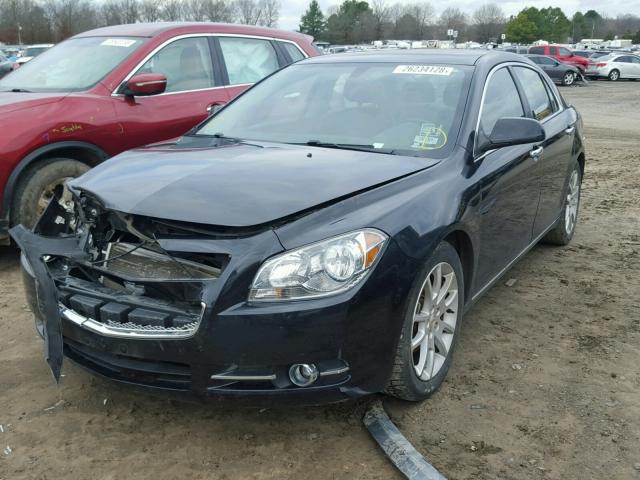 1G1ZE5E00AF245113 - 2010 CHEVROLET MALIBU LTZ BLACK photo 2