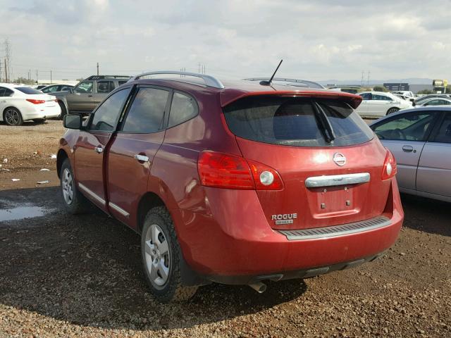 JN8AS5MTXEW613929 - 2014 NISSAN ROGUE SELE RED photo 3