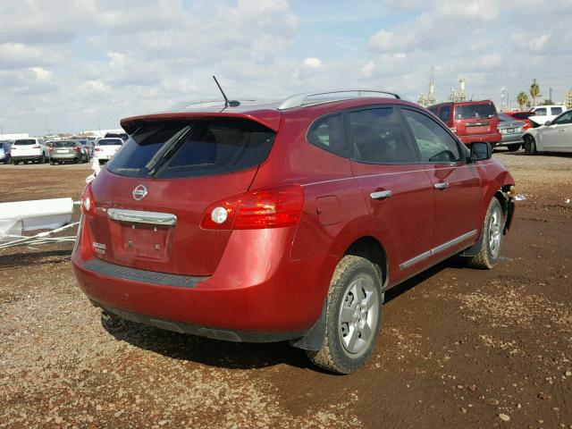 JN8AS5MTXEW613929 - 2014 NISSAN ROGUE SELE RED photo 4
