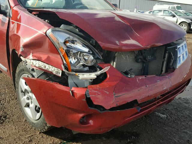 JN8AS5MTXEW613929 - 2014 NISSAN ROGUE SELE RED photo 9
