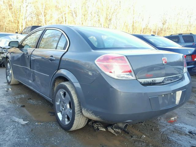 1G8ZS57N48F161194 - 2008 SATURN AURA XE GRAY photo 3