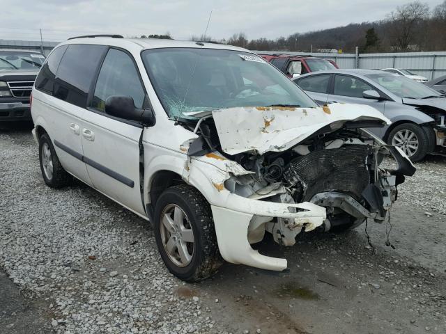 1D4GP45R07B237260 - 2007 DODGE CARAVAN SX WHITE photo 1