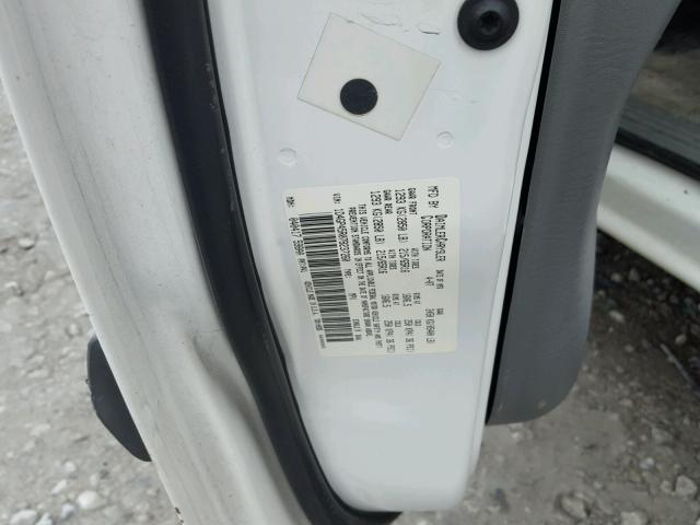 1D4GP45R07B237260 - 2007 DODGE CARAVAN SX WHITE photo 10