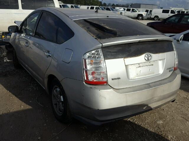 JTDKB20U677663320 - 2007 TOYOTA PRIUS SILVER photo 3