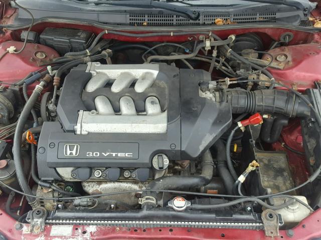 1HGCG16582A065906 - 2002 HONDA ACCORD EX MAROON photo 7