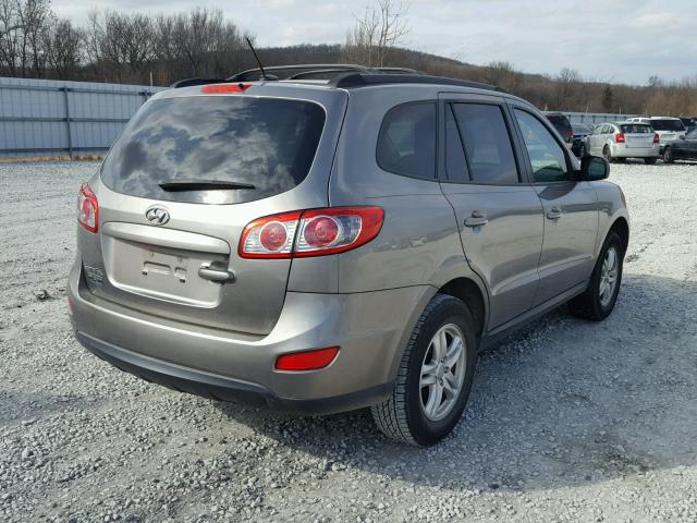 5XYZG3AB4CG114716 - 2012 HYUNDAI SANTA FE G BEIGE photo 4