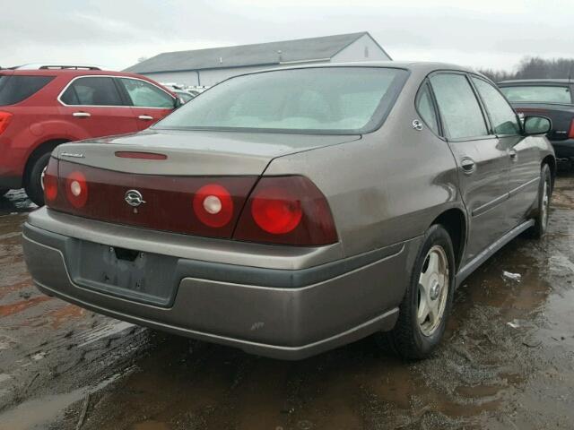 2G1WF52E639214329 - 2003 CHEVROLET IMPALA TAN photo 4