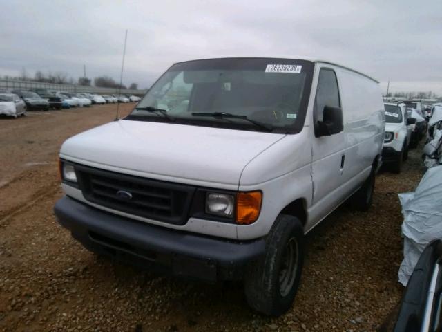 1FTNE24W67DA06146 - 2007 FORD ECONOLINE WHITE photo 2