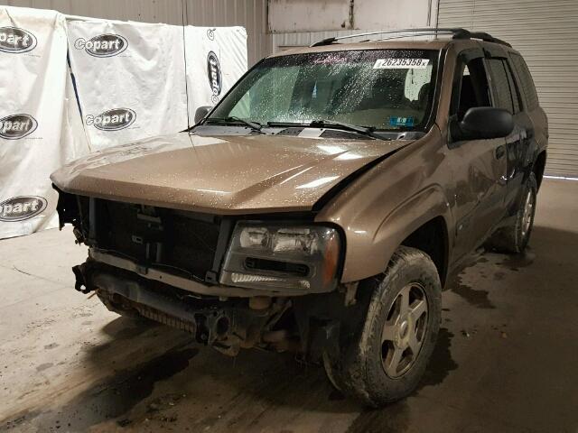 1GNDT13S132118716 - 2003 CHEVROLET TRAILBLAZE TAN photo 2