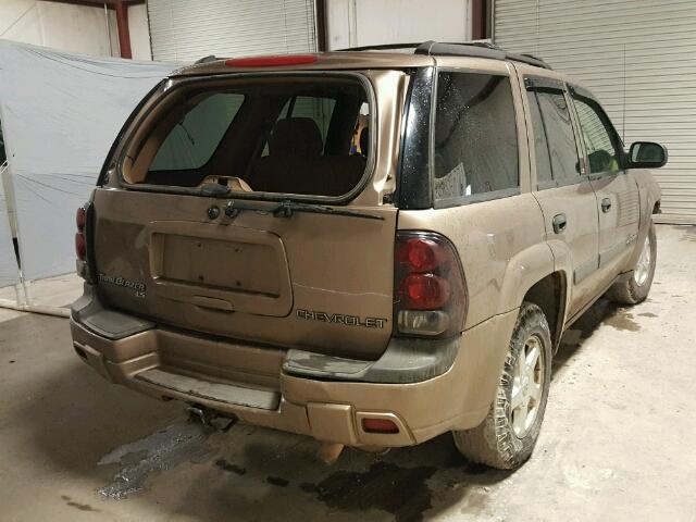 1GNDT13S132118716 - 2003 CHEVROLET TRAILBLAZE TAN photo 4