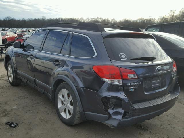 4S4BRBGC7D3325514 - 2013 SUBARU OUTBACK 2. GRAY photo 3