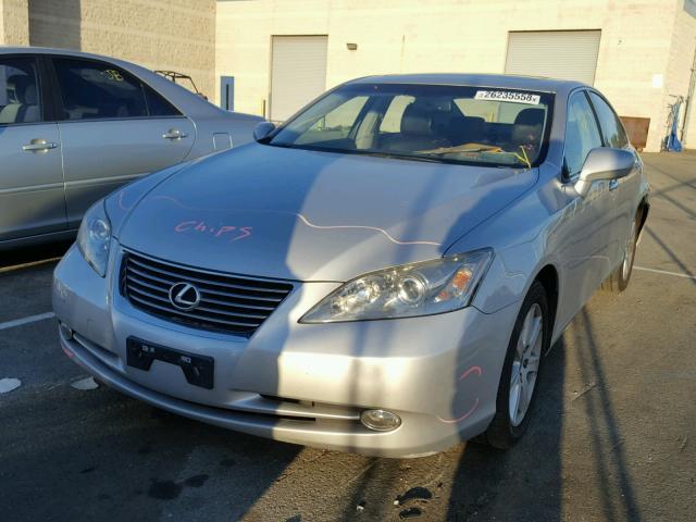 JTHBJ46G882238808 - 2008 LEXUS ES 350 SILVER photo 2