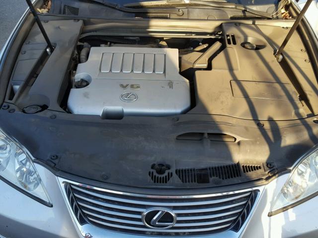 JTHBJ46G882238808 - 2008 LEXUS ES 350 SILVER photo 7