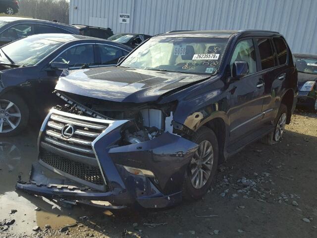 JTJJM7FX0H5164415 - 2017 LEXUS GX PREMIUM BLUE photo 2