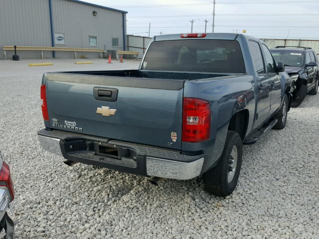 3GCEC13C28G269195 - 2008 CHEVROLET SILVERADO BLUE photo 4