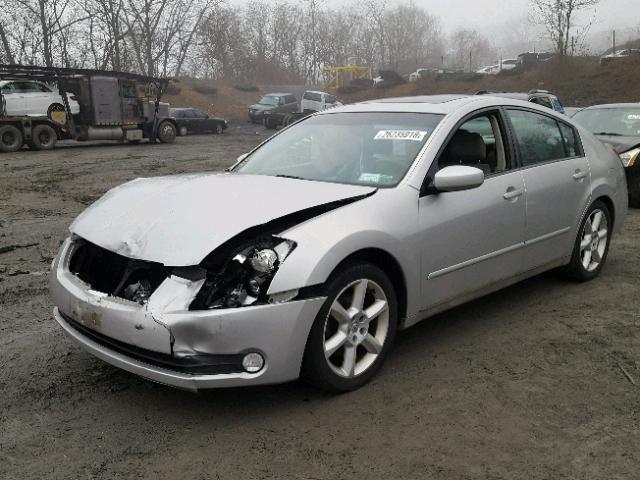 1N4BA41EX4C847626 - 2004 NISSAN MAXIMA SE SILVER photo 2