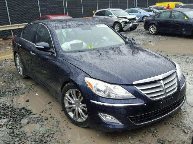 KMHGC4DD8CU152515 - 2012 HYUNDAI GENESIS 3. BLUE photo 1