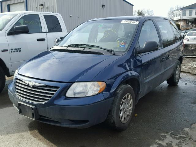 1C4GJ25B31B226055 - 2001 CHRYSLER VOYAGER BLUE photo 2