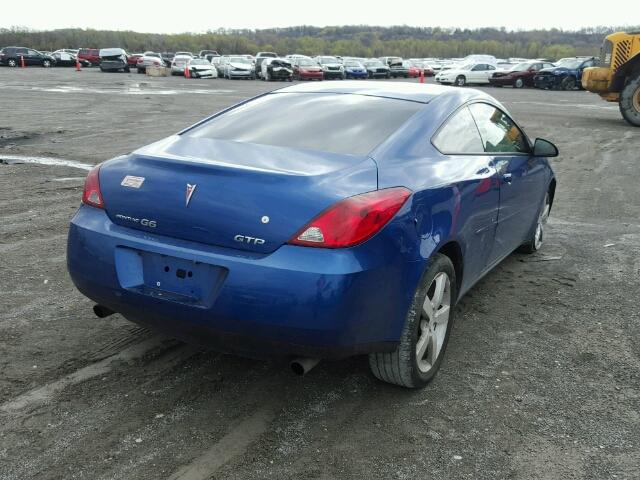 1G27M151564266400 - 2006 PONTIAC G6 GTP BLUE photo 4