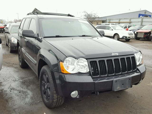 1J8HR48N08C170720 - 2008 JEEP GRAND CHER BLACK photo 1