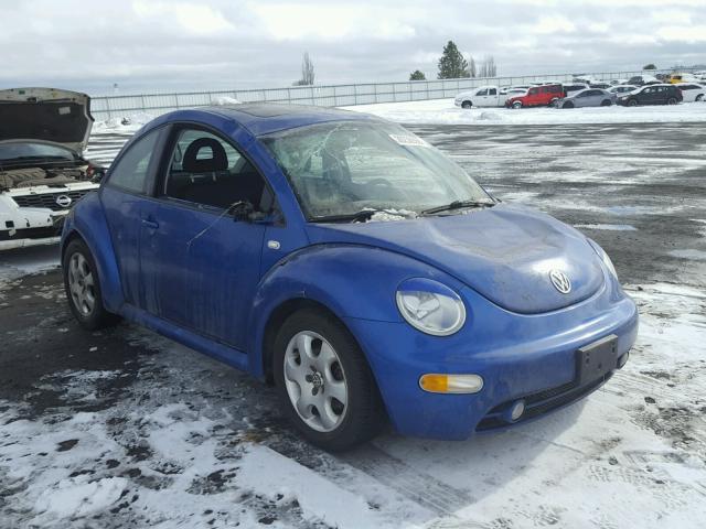 3VWCD21C72M402147 - 2002 VOLKSWAGEN NEW BEETLE 蓝色 照片 1