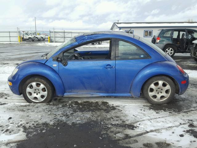 3VWCD21C72M402147 - 2002 VOLKSWAGEN NEW BEETLE BLUE photo 9