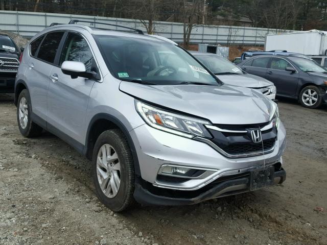 2HKRM4H7XFH667349 - 2015 HONDA CR-V EXL SILVER photo 1