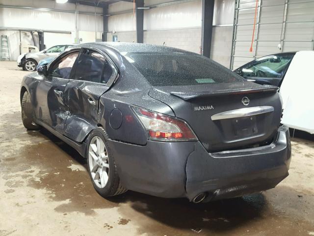 1N4AA5AP5CC840388 - 2012 NISSAN MAXIMA S GRAY photo 3