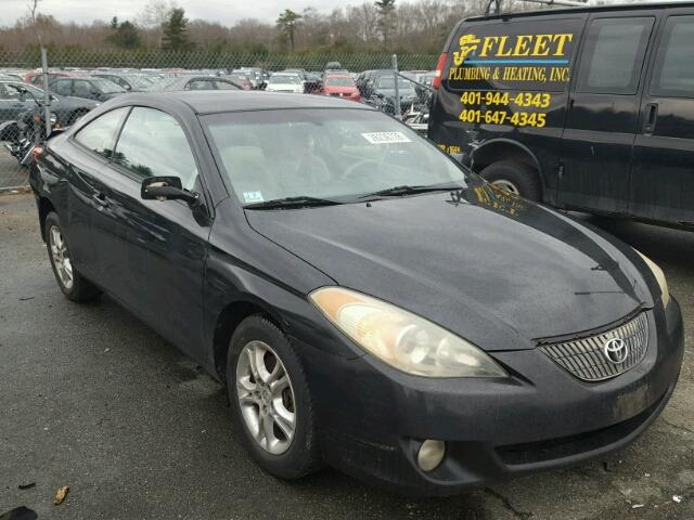 4T1CE38P44U856042 - 2004 TOYOTA CAMRY SOLA BLACK photo 1