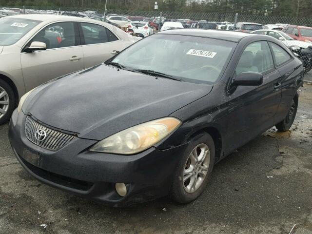 4T1CE38P44U856042 - 2004 TOYOTA CAMRY SOLA BLACK photo 2