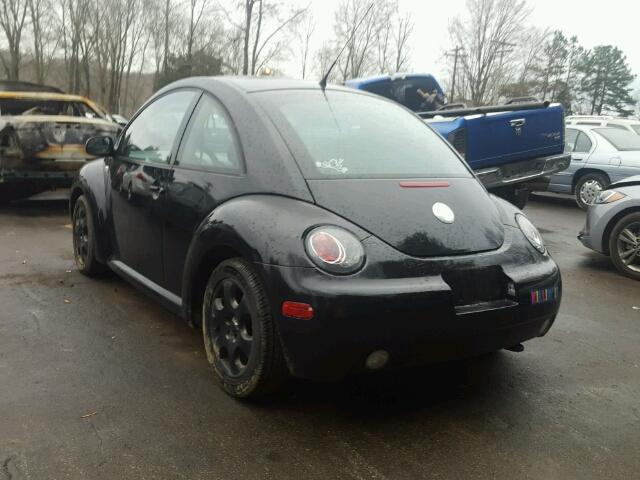 3VWCK21C93M411486 - 2003 VOLKSWAGEN NEW BEETLE 黑色 照片 3
