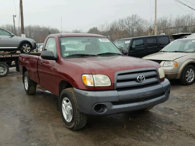 5TBJN32164S442581 - 2004 TOYOTA TUNDRA BURGUNDY photo 1