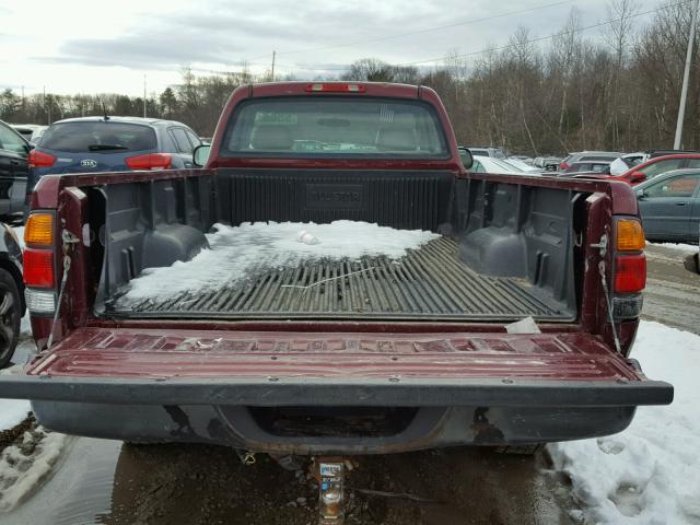 5TBJN32164S442581 - 2004 TOYOTA TUNDRA BURGUNDY photo 6