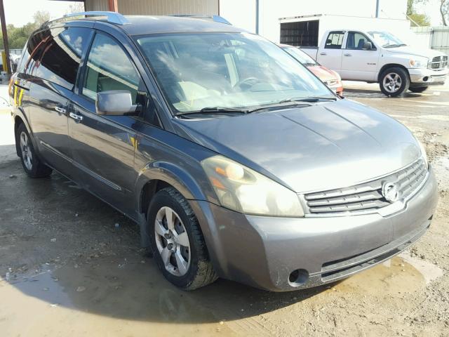 5N1BV28U77N112400 - 2007 NISSAN QUEST S GRAY photo 1