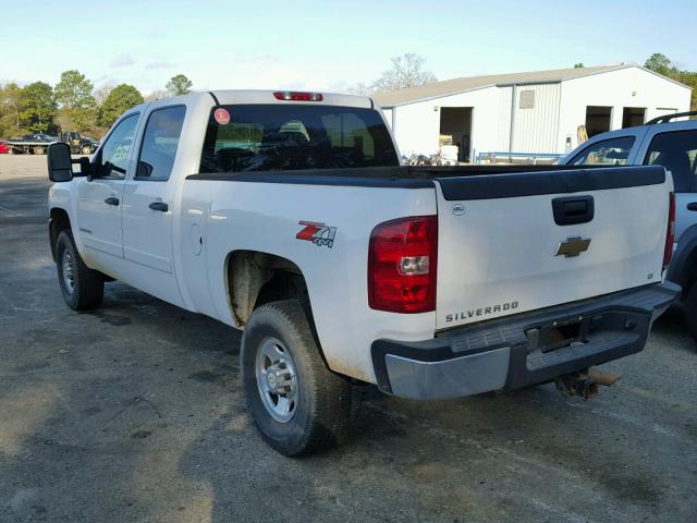 1GCHK23K77F560949 - 2007 CHEVROLET SILVERADO WHITE photo 3