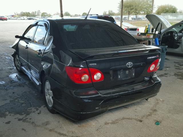 1NXBR32E16Z609815 - 2006 TOYOTA COROLLA CE BLACK photo 3