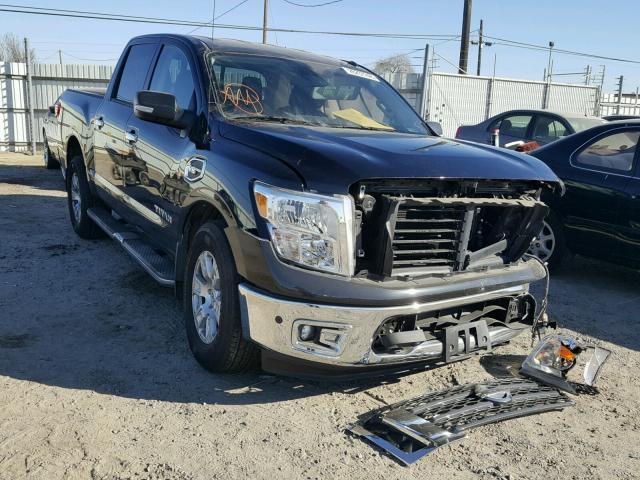 1N6AA1E6XHN510937 - 2017 NISSAN TITAN SV BLACK photo 1