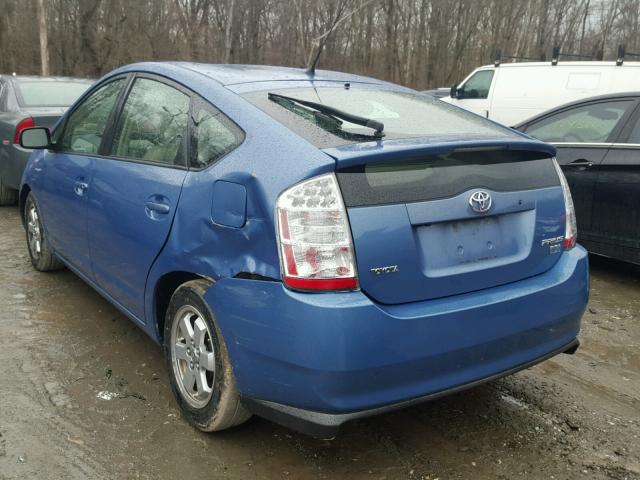 JTDKB20U377674131 - 2007 TOYOTA PRIUS BLUE photo 3