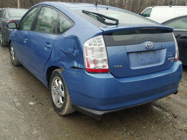 JTDKB20U377674131 - 2007 TOYOTA PRIUS BLUE photo 9