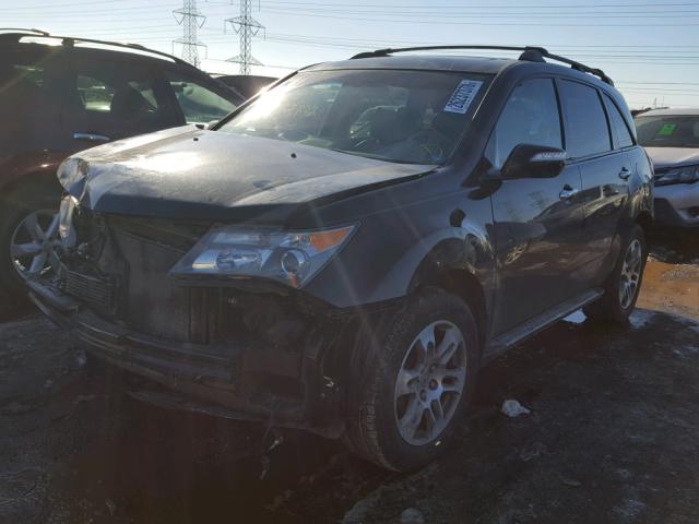 2HNYD28417H539219 - 2007 ACURA MDX TECHNO BLACK photo 2